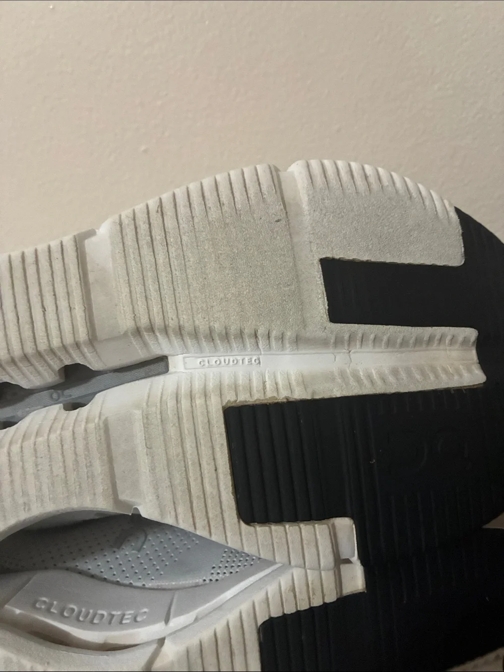 On Cloudnova sneakers in the white and sand colorway women’s size 9W
